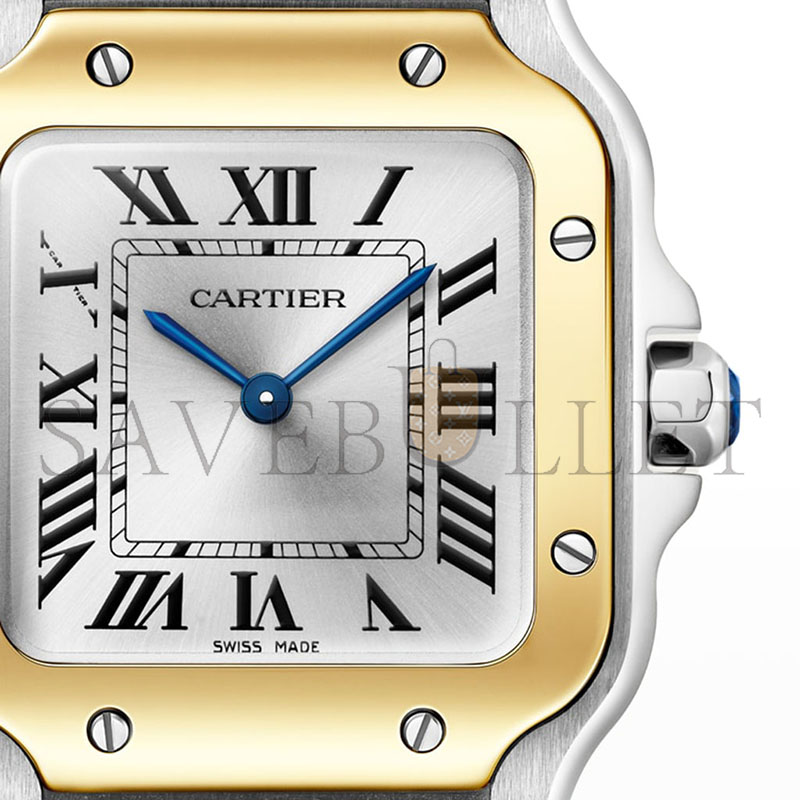 CARTIER SANTOS DE WATCH 27MM X 34.5MM REF. W2SA0033